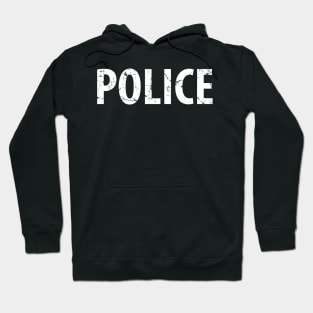 Police Cop Officer Prop Hoodie